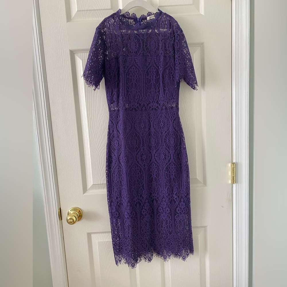 Francesca’s Miami Purple Lace Dress